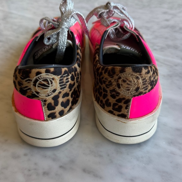 Golden Goose Stardan Hot Pink and Leopard Fur Heel - Picture 6 of 12